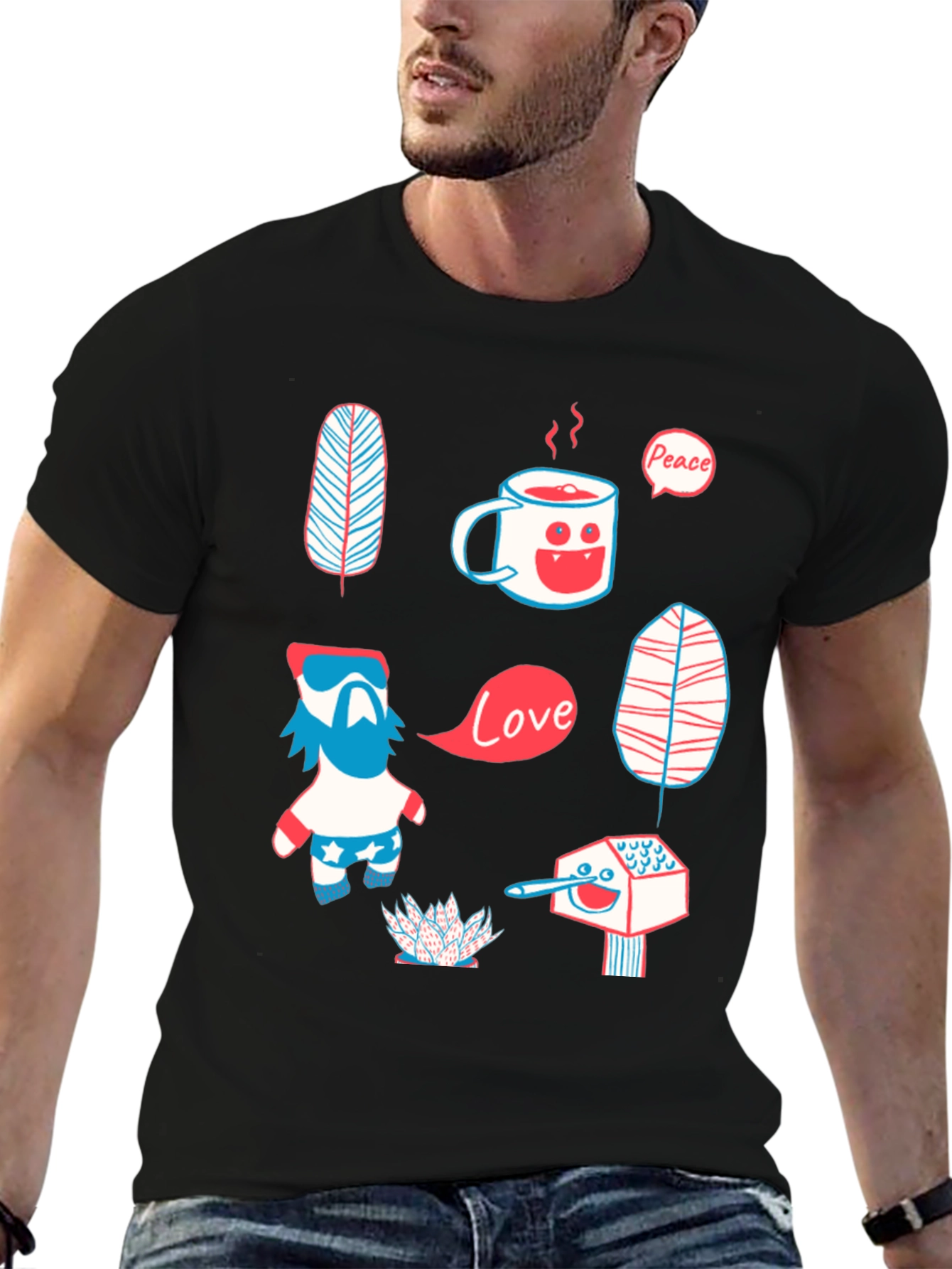 Peace & Love Graphic Tee