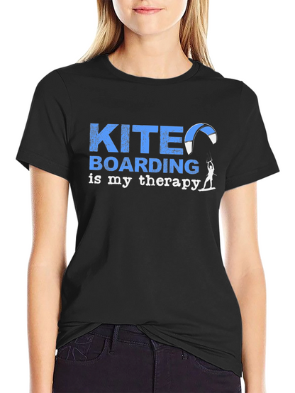 Kiteboarding Therapy T-Shirt: Sporty & Stylish