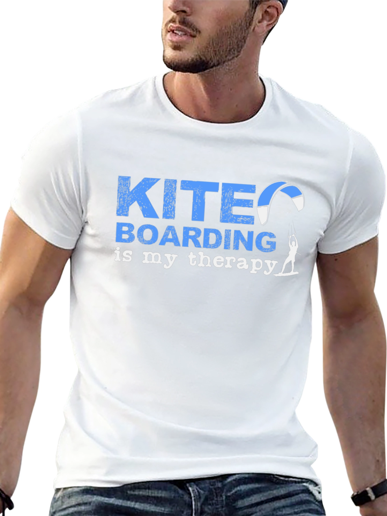 Kiteboarding Therapy T-Shirt: Sporty & Stylish