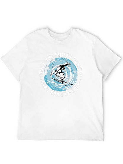 Finest Skiers Born in 1953 Black T-Shirt