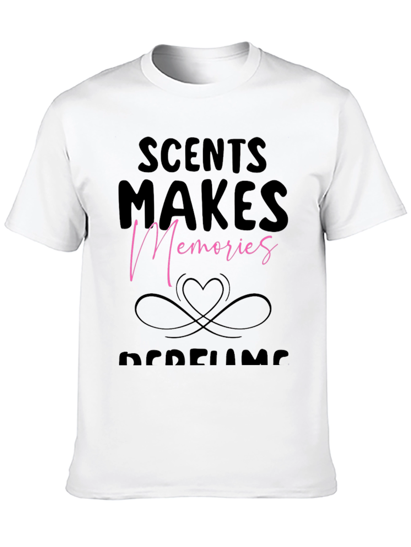Scents Make Memories Black Graphic T-Shirt