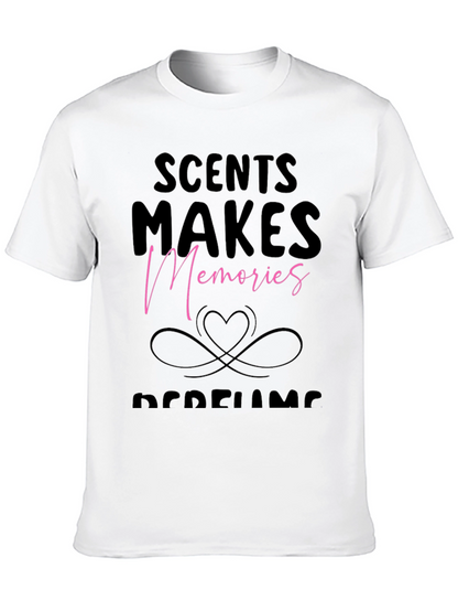 Scents Make Memories Black Graphic T-Shirt