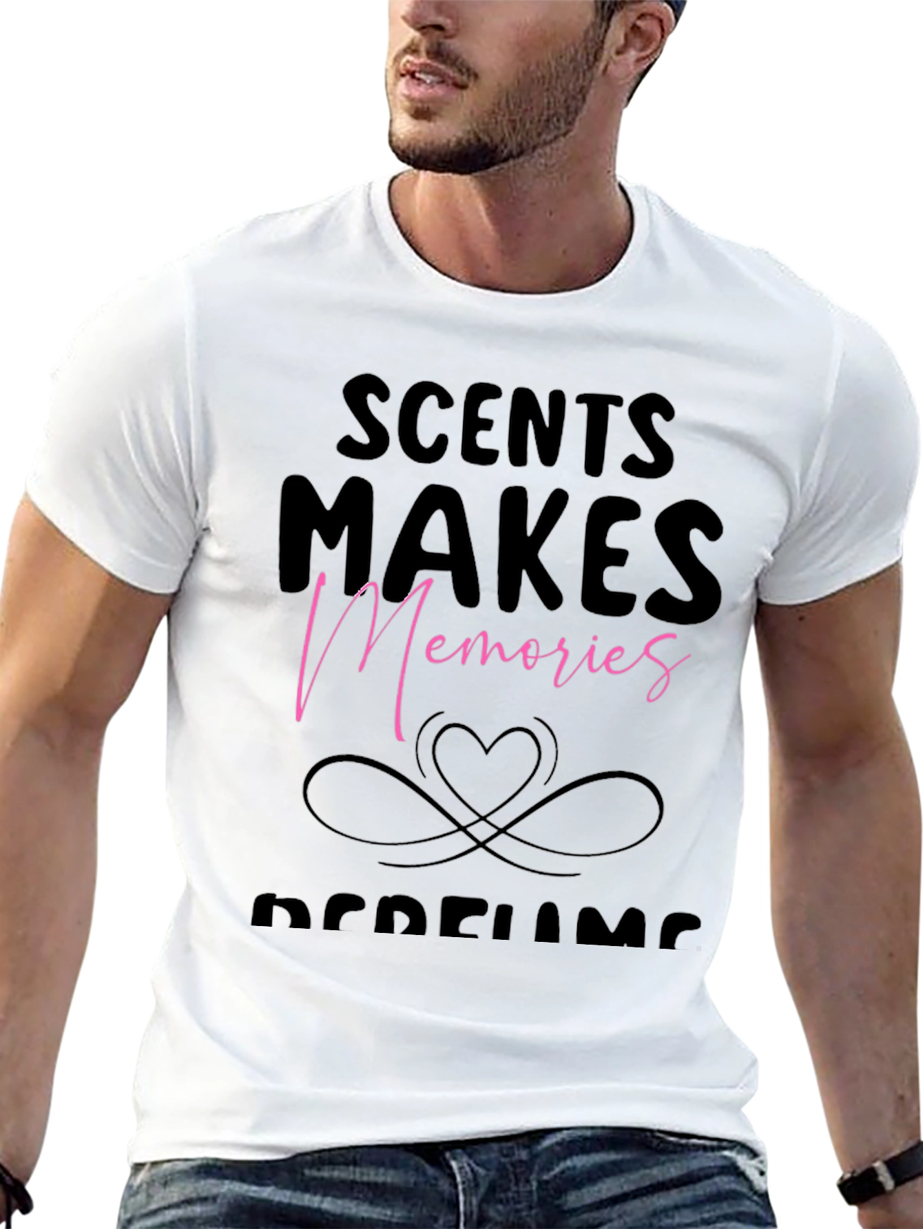 Scents Make Memories Black Graphic T-Shirt