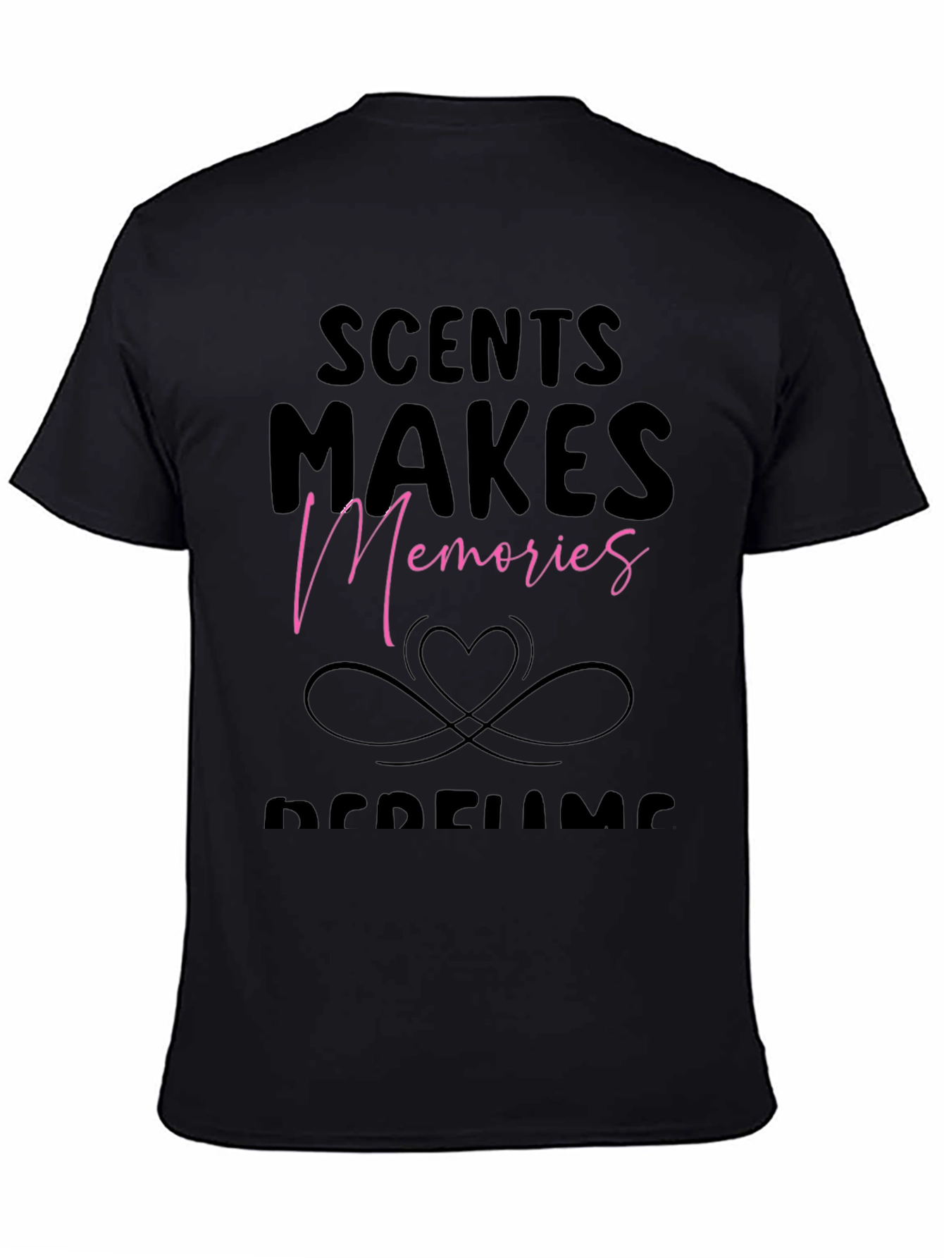 Scents Make Memories Black Graphic T-Shirt