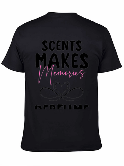 Scents Make Memories Black Graphic T-Shirt
