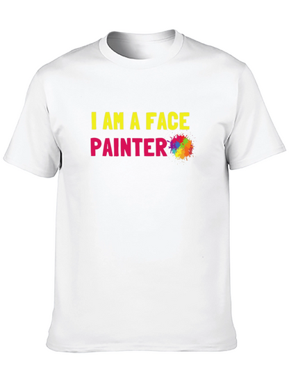 I Am A Face Painter Black T-Shirt
