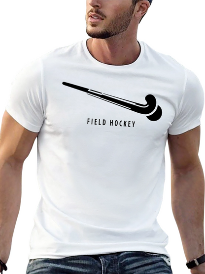 Field Hockey Stick Graphic Tee - Sporty Style