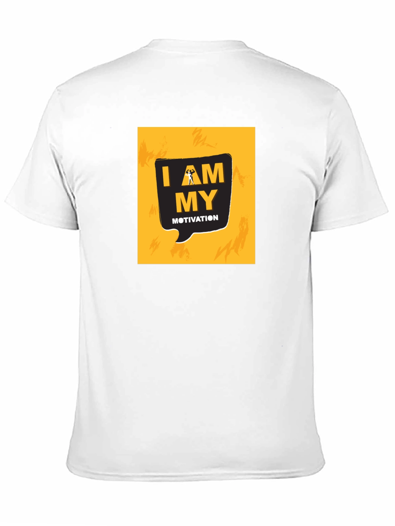 Motivational I AM MY Motivation Graphic Black T-Shirt