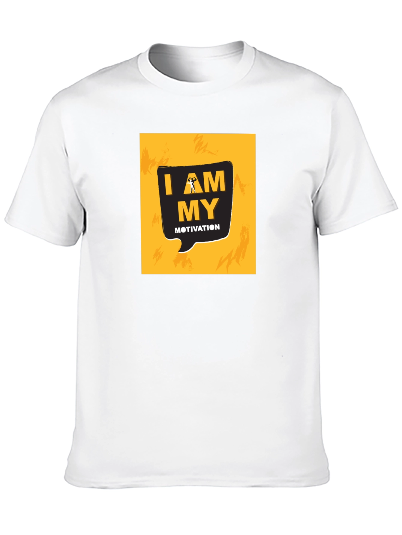 Motivational I AM MY Motivation Graphic Black T-Shirt