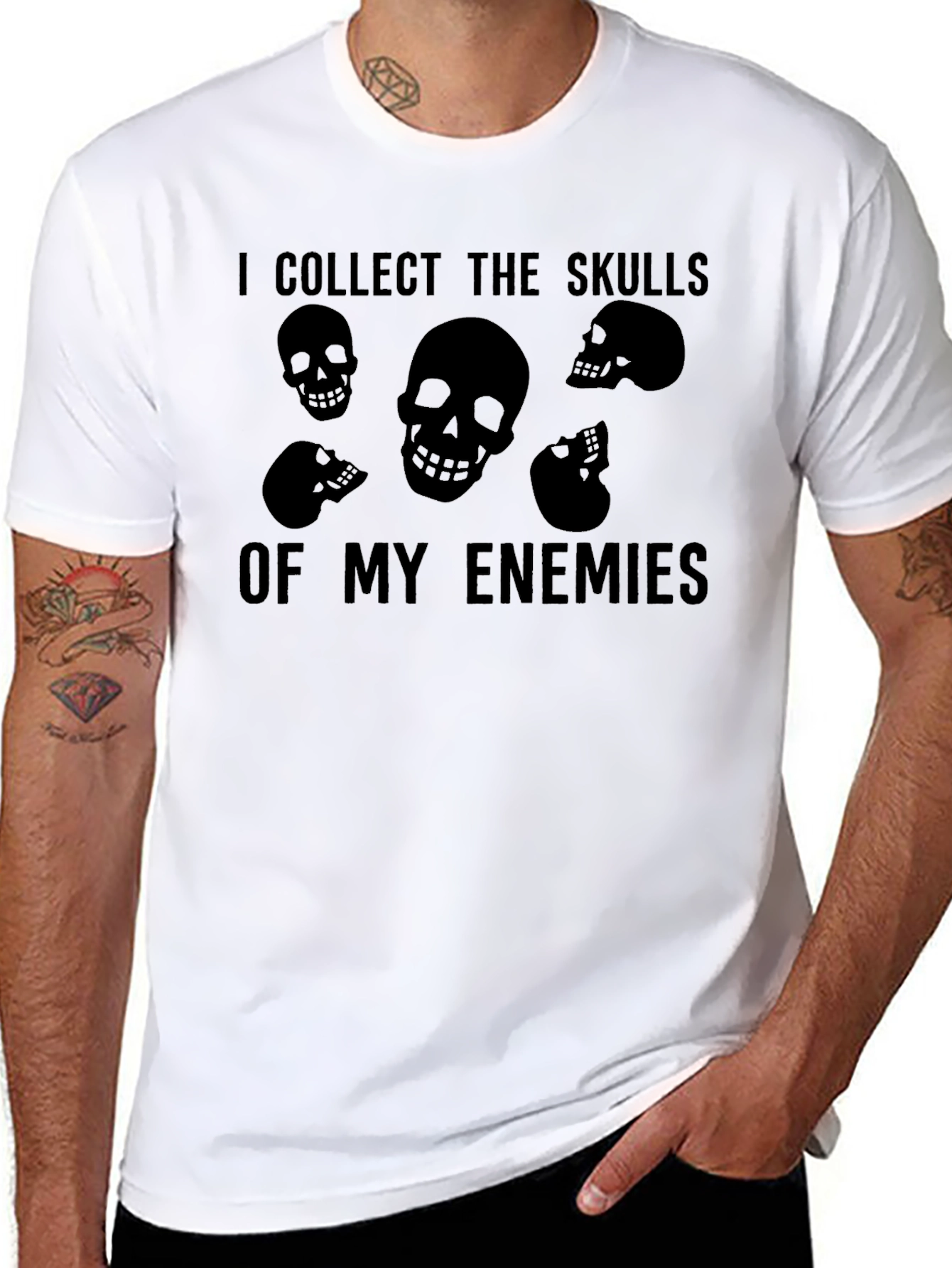 Skull Collector T-Shirt - Black Graphic Tee