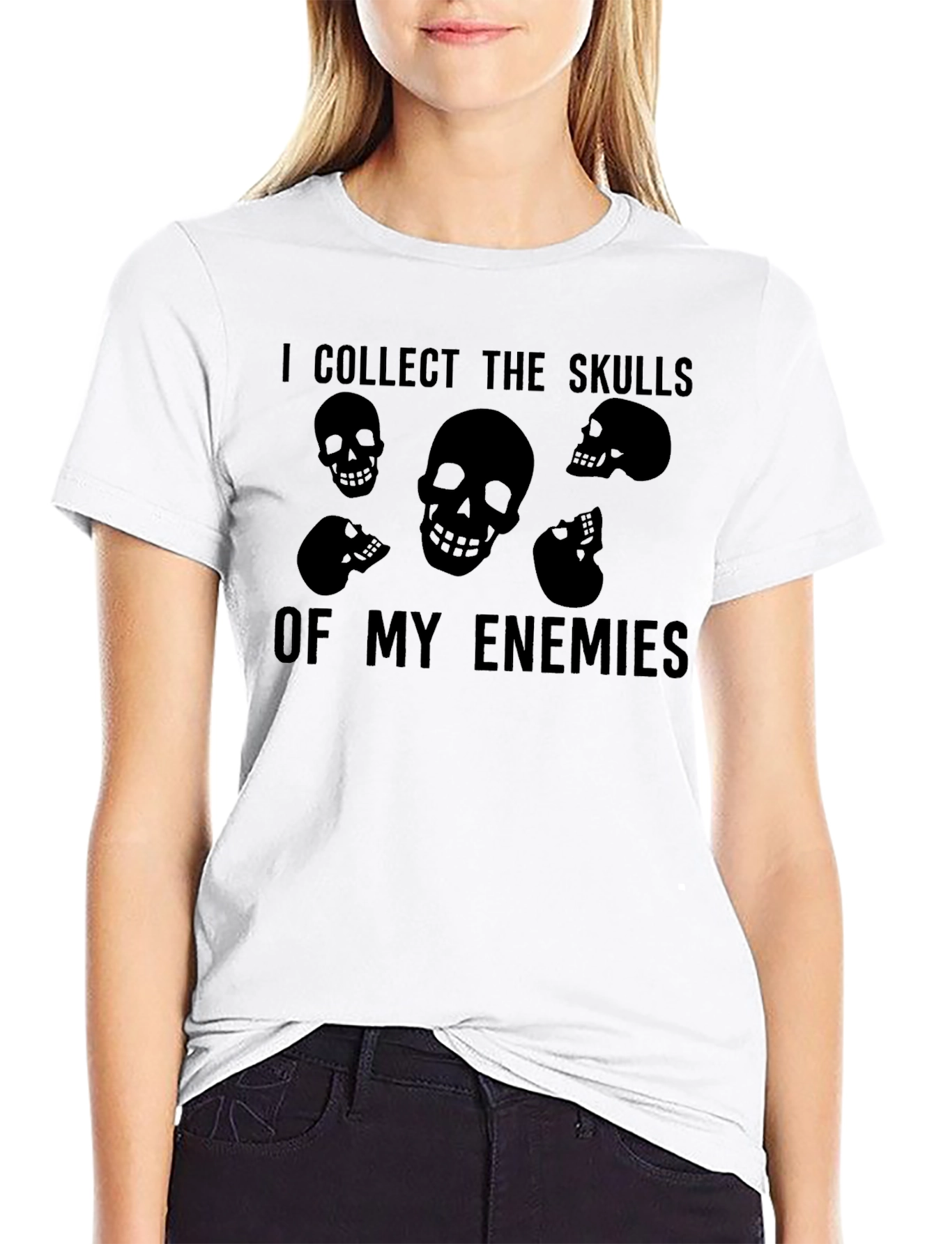 Skull Collector T-Shirt - Black Graphic Tee