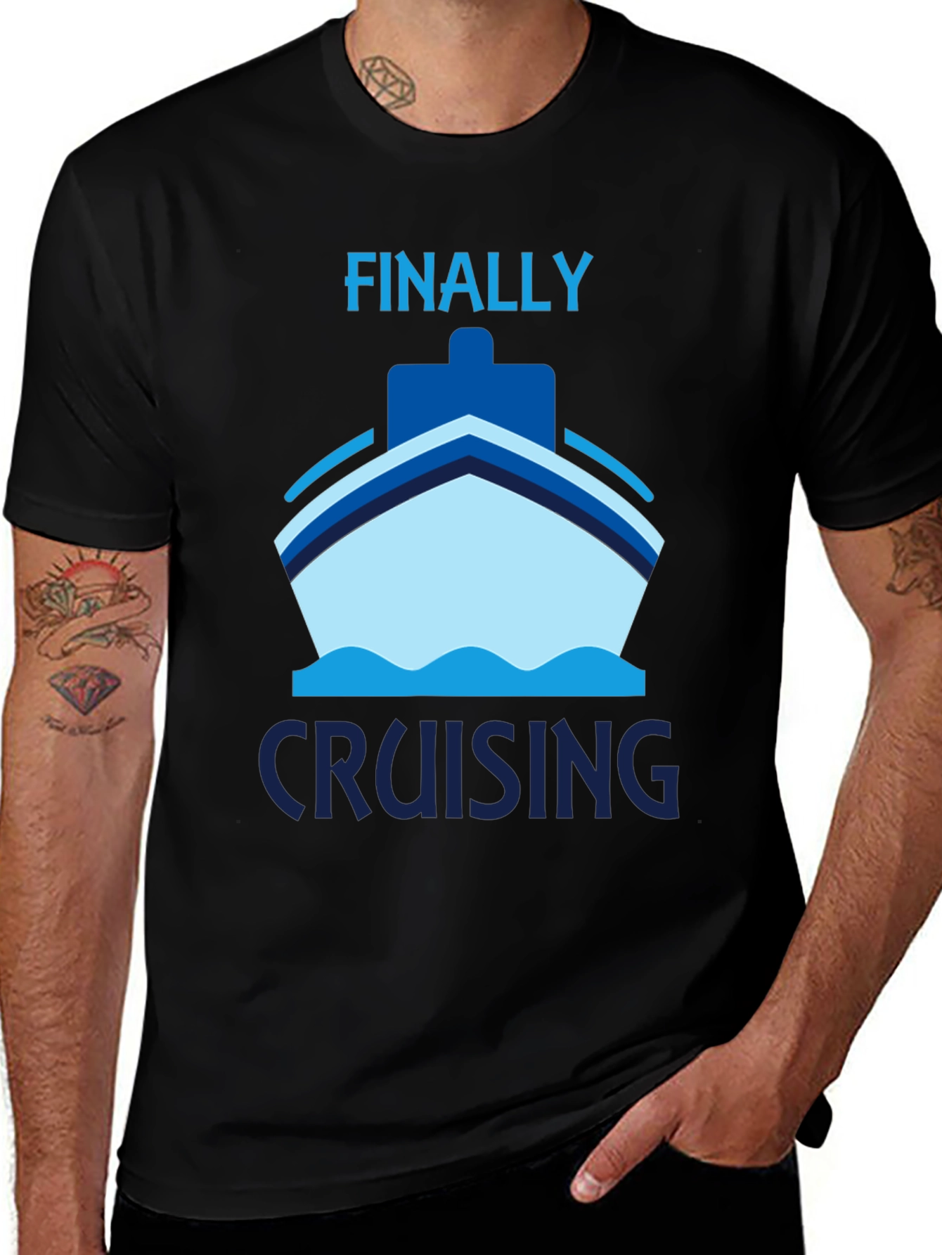 Finally Cruising T-Shirt - Cruise Vacation Apparel
