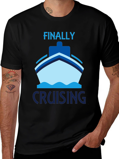 Finally Cruising T-Shirt - Cruise Vacation Apparel