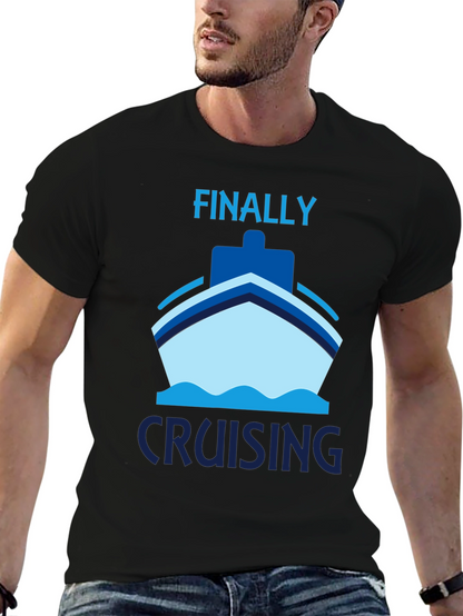 Finally Cruising T-Shirt - Cruise Vacation Apparel