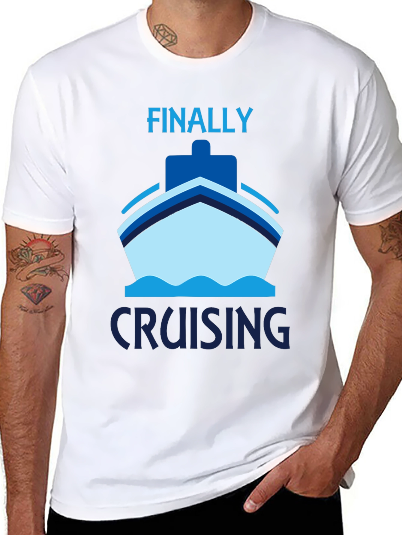 Finally Cruising T-Shirt - Cruise Vacation Apparel