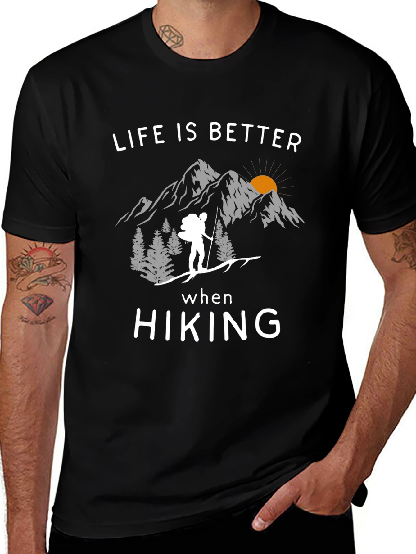 Life Is Better When Hiking Graphic Tee