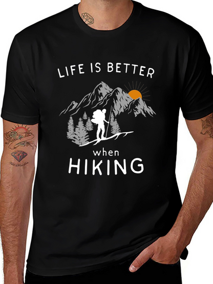 Life Is Better When Hiking Graphic Tee