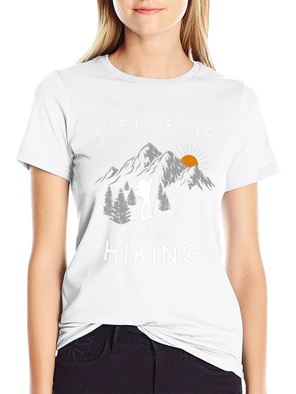 Life Is Better When Hiking Graphic Tee