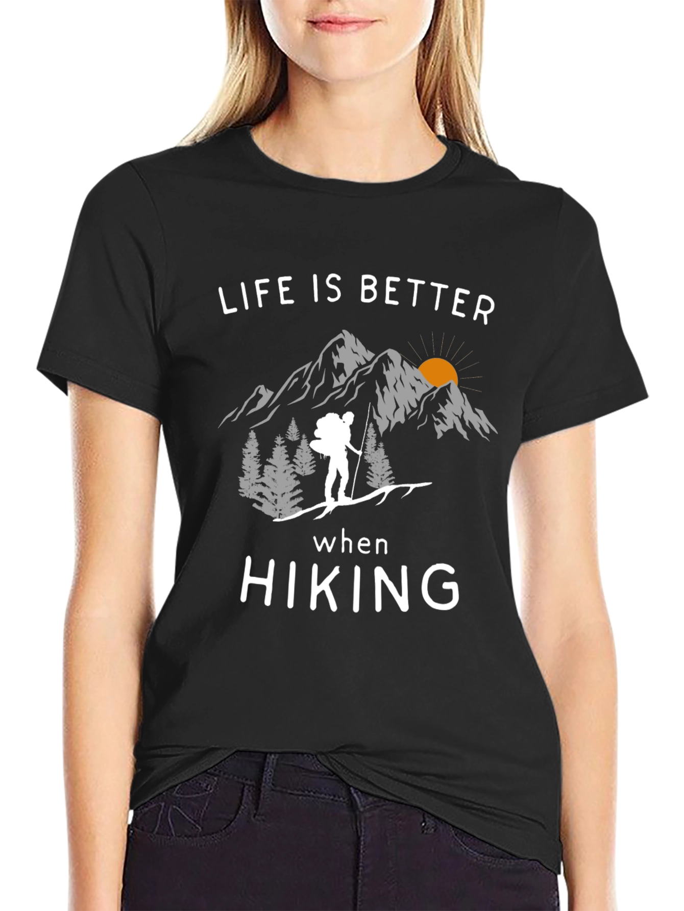 Life Is Better When Hiking Graphic Tee