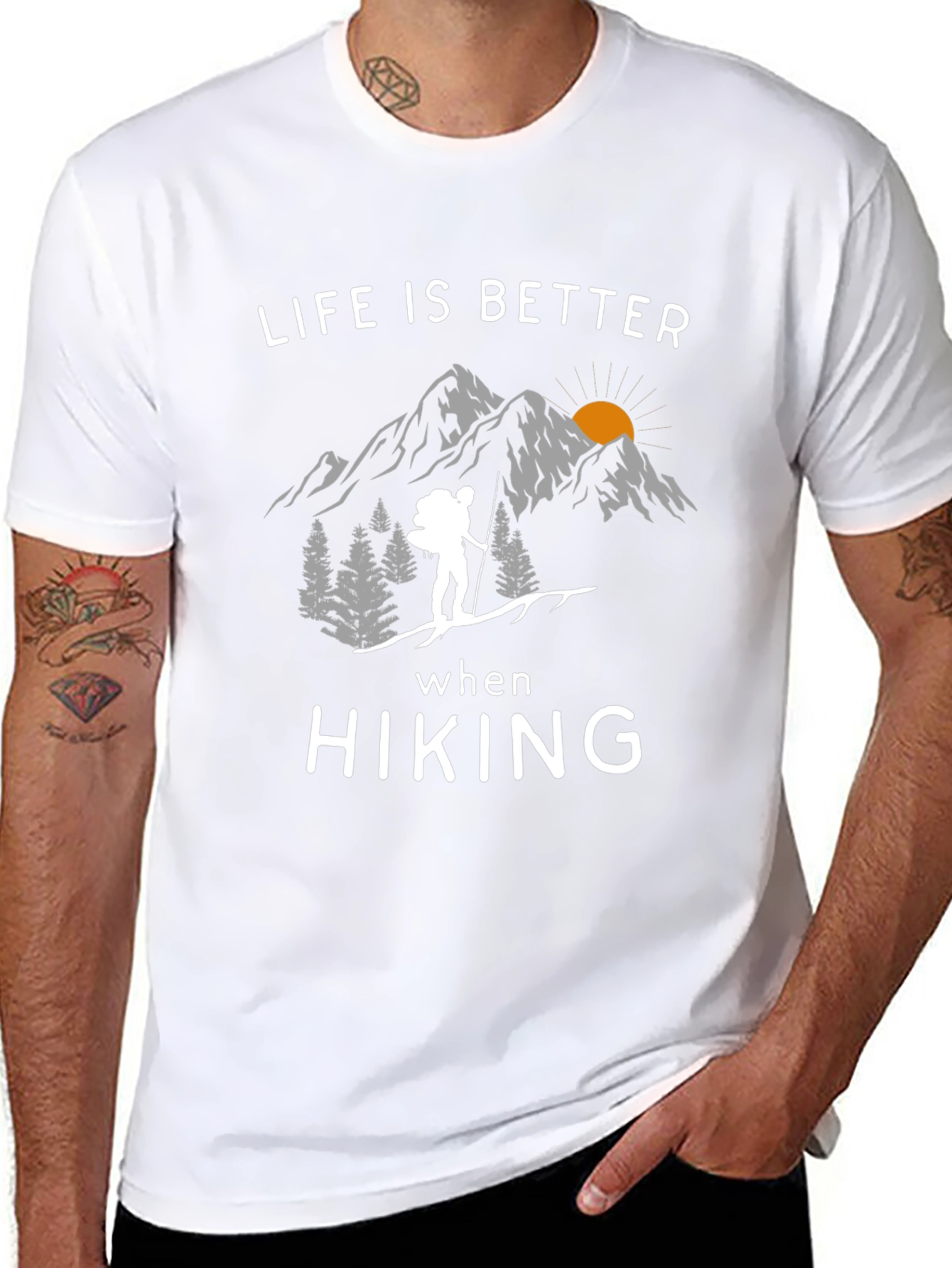 Life Is Better When Hiking Graphic Tee