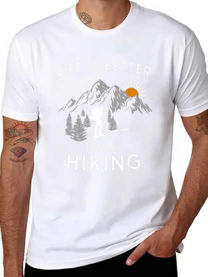 Life Is Better When Hiking Graphic Tee