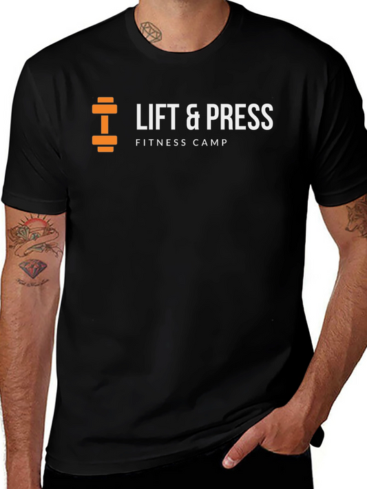 Lift & Press Fitness Camp Black T-Shirt