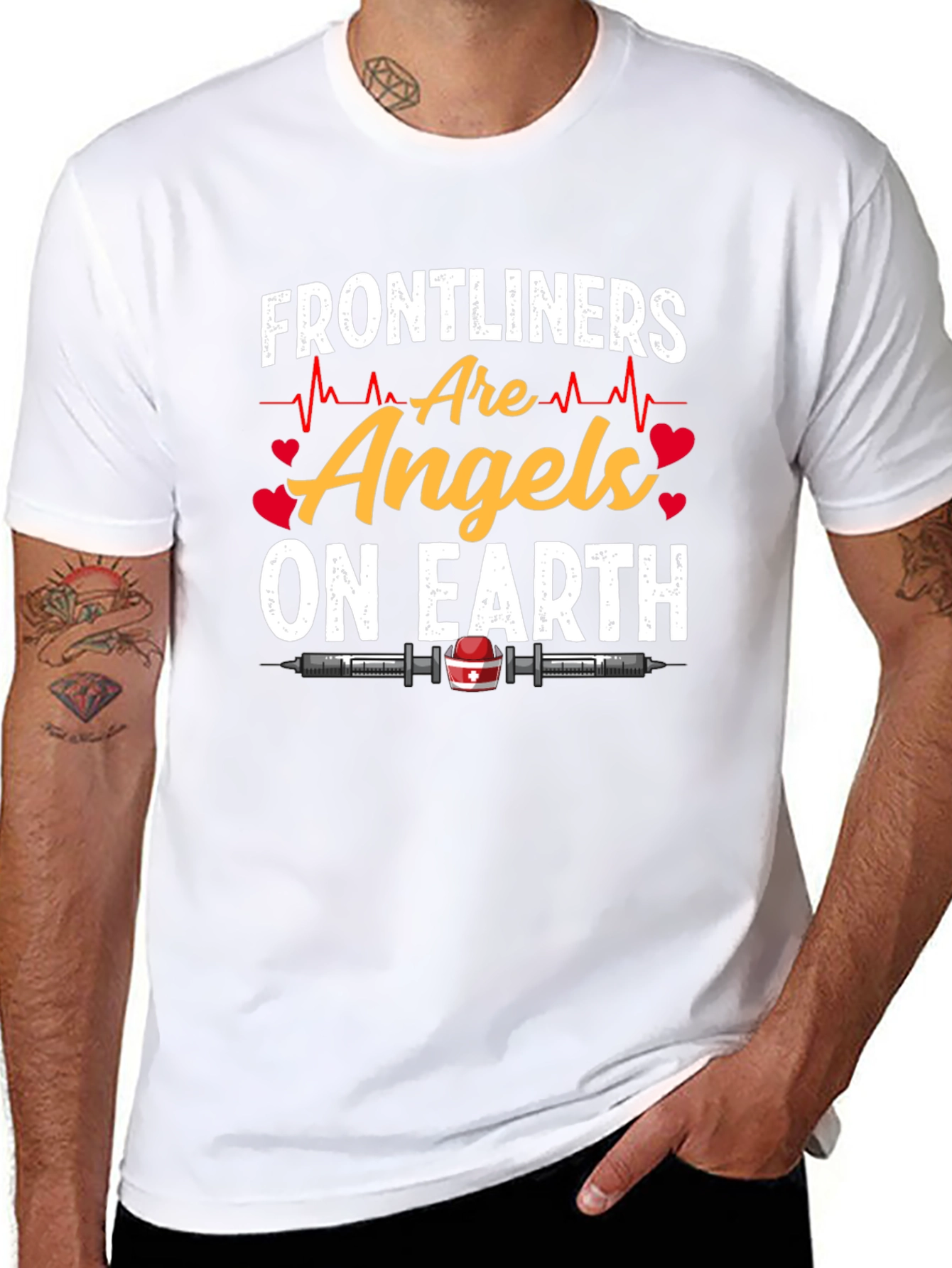 Frontliners Are Angels On Earth T-Shirt
