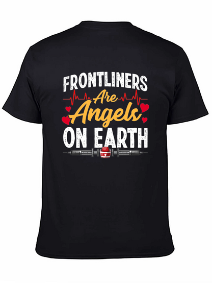 Frontliners Are Angels On Earth T-Shirt