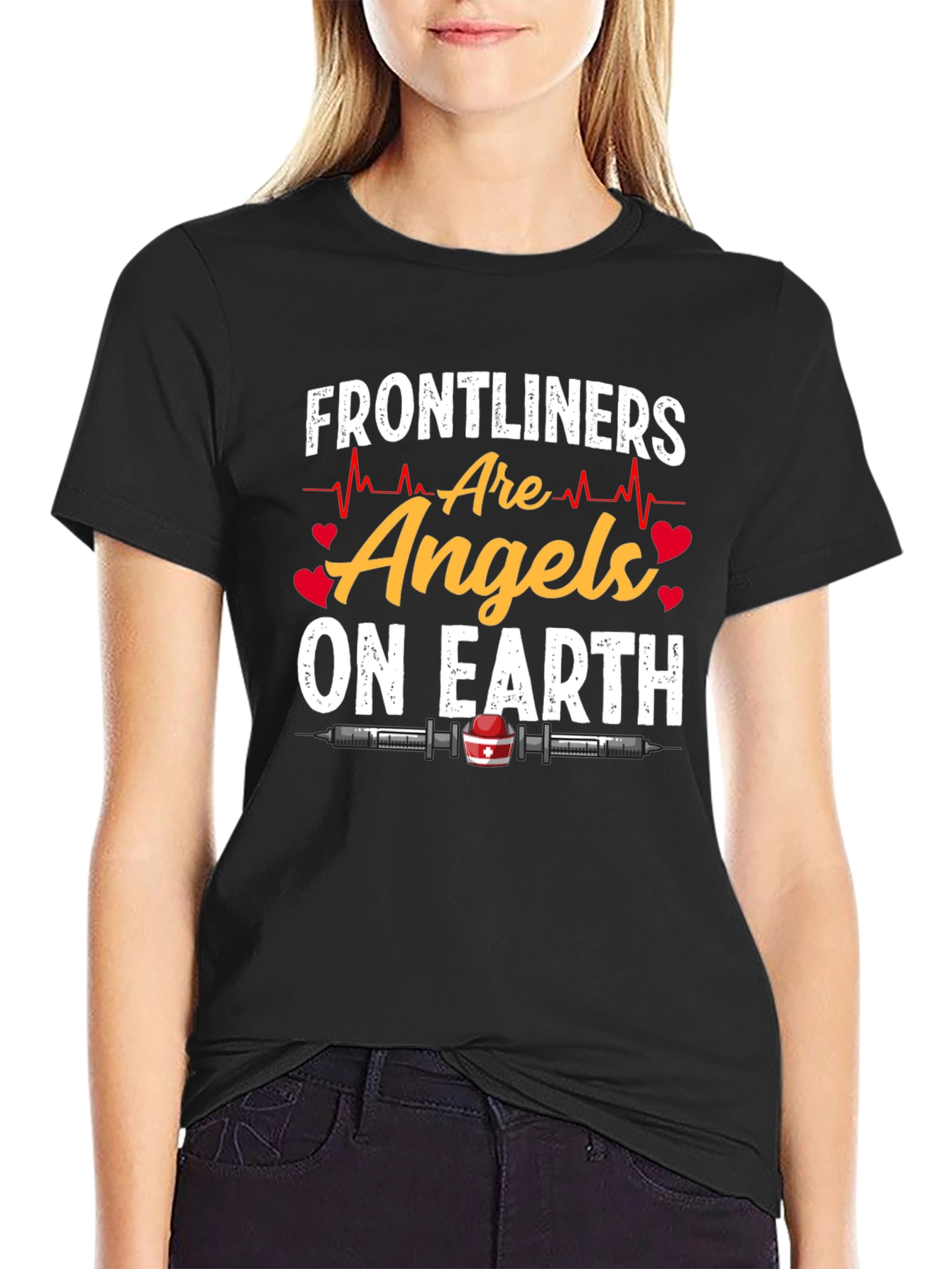 Frontliners Are Angels On Earth T-Shirt