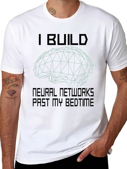 Neural Network Builder Black T-Shirt