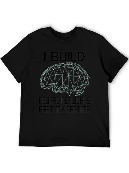 Neural Network Builder Black T-Shirt