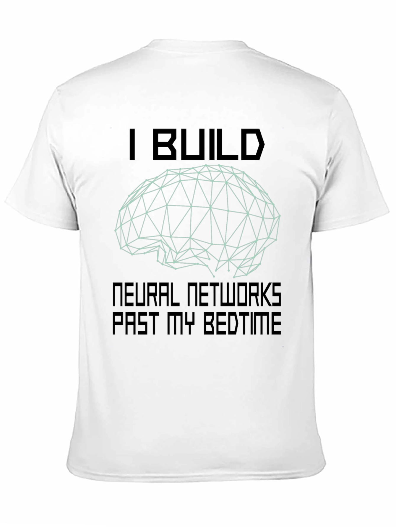 Neural Network Builder Black T-Shirt