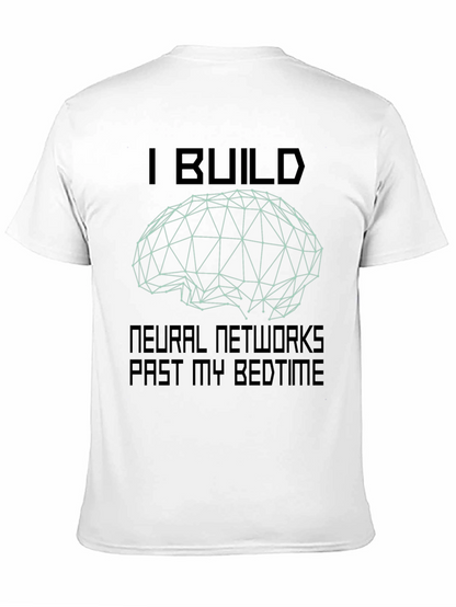 Neural Network Builder Black T-Shirt