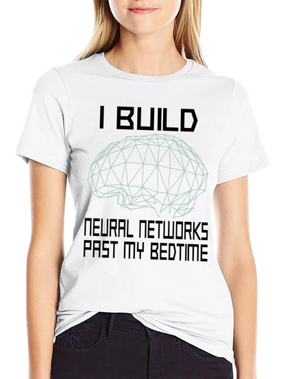 Neural Network Builder Black T-Shirt