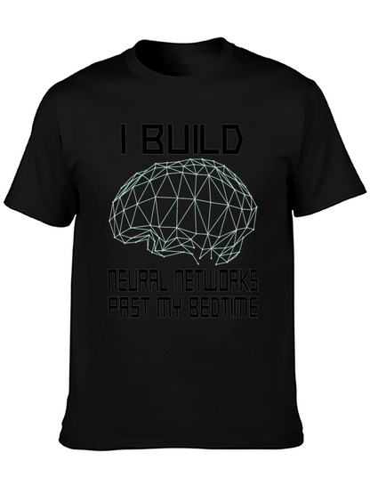 Neural Network Builder Black T-Shirt