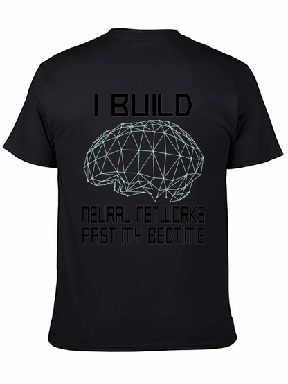 Neural Network Builder Black T-Shirt