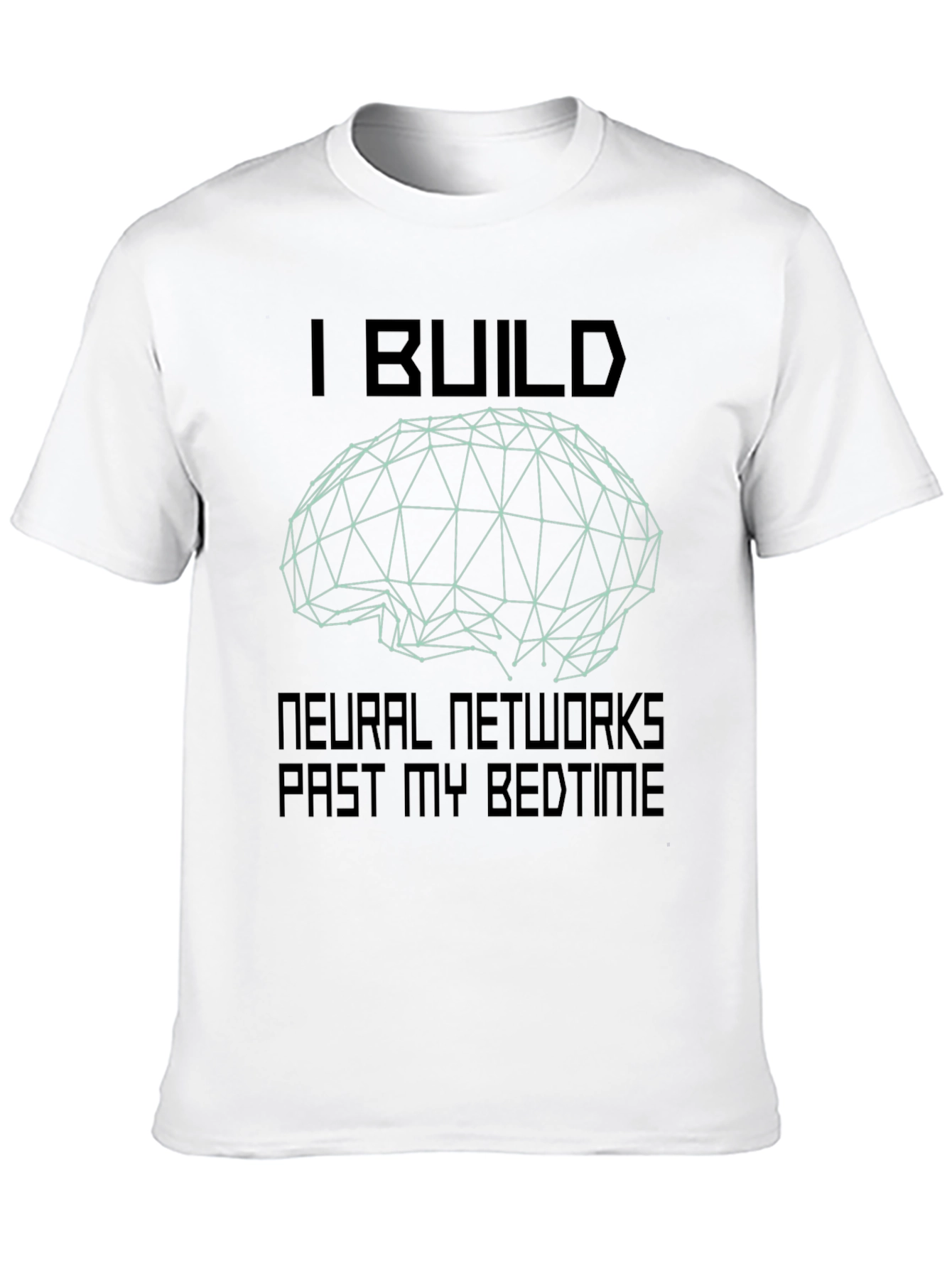 Neural Network Builder Black T-Shirt