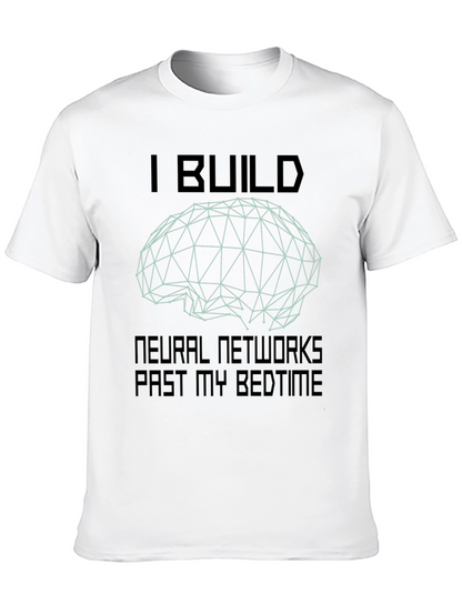 Neural Network Builder Black T-Shirt