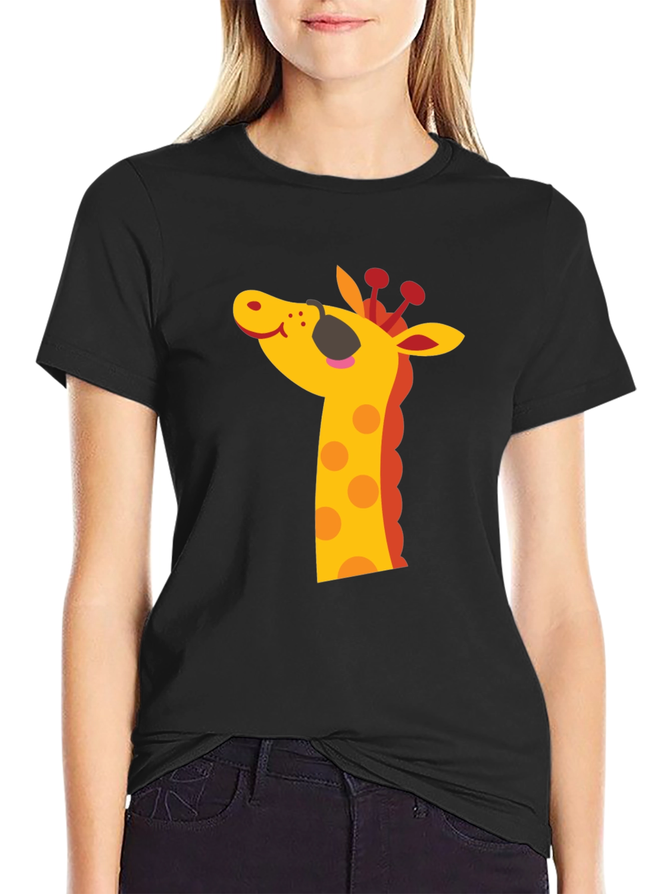 Black Giraffe T-Shirt