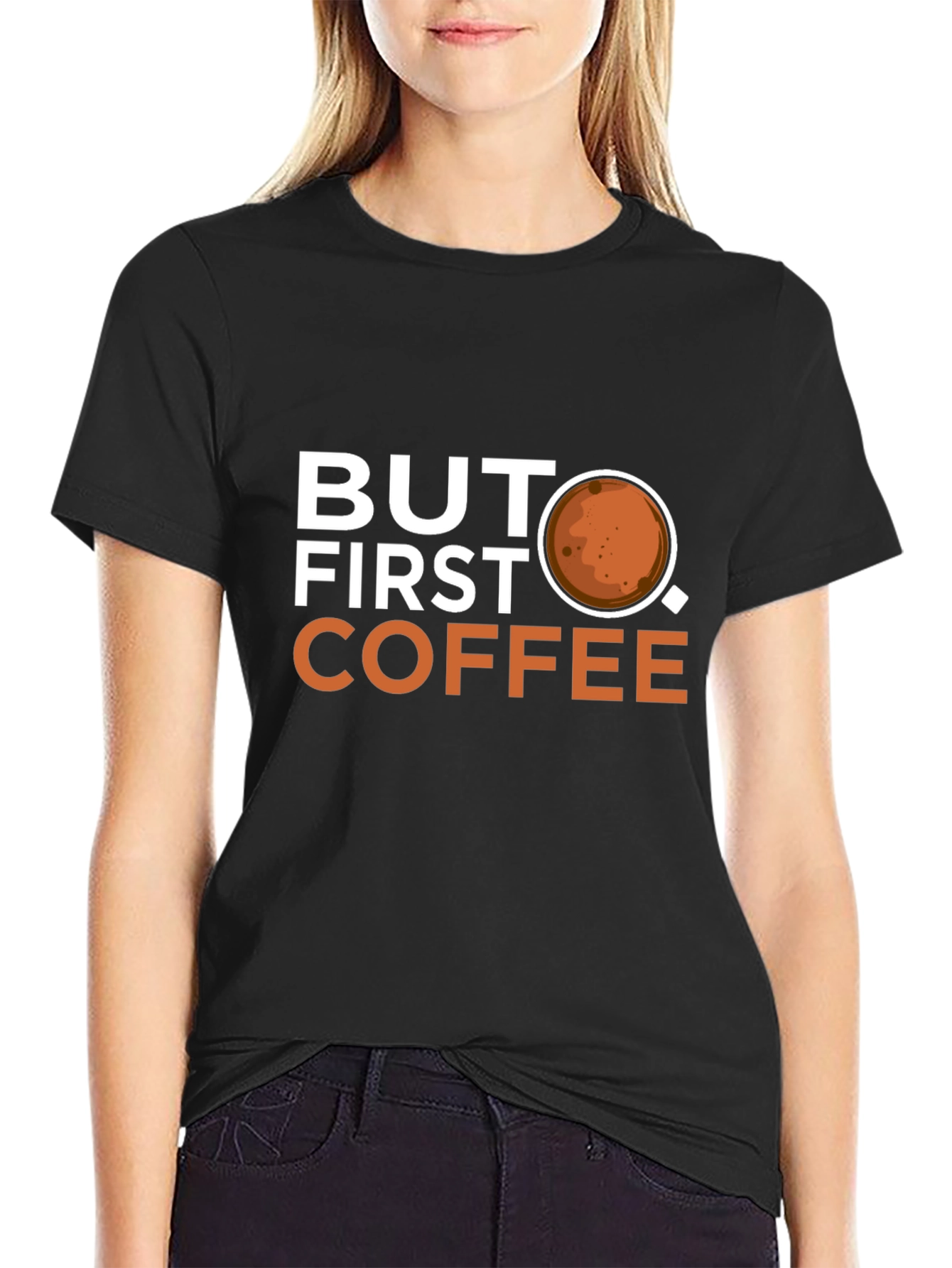 But First Coffee Graphic T-Shirt - Casual Wear