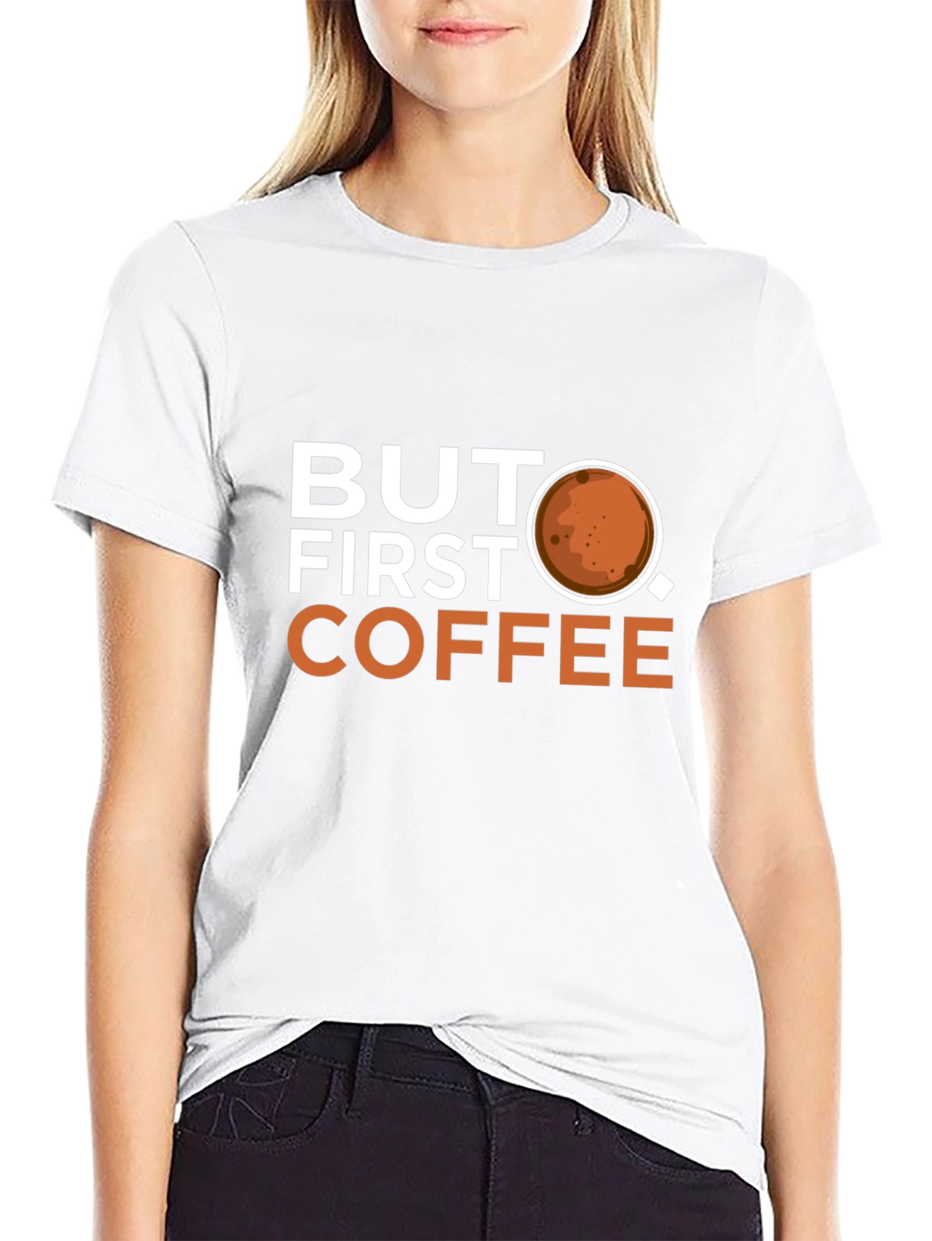 But First Coffee Graphic T-Shirt - Casual Wear