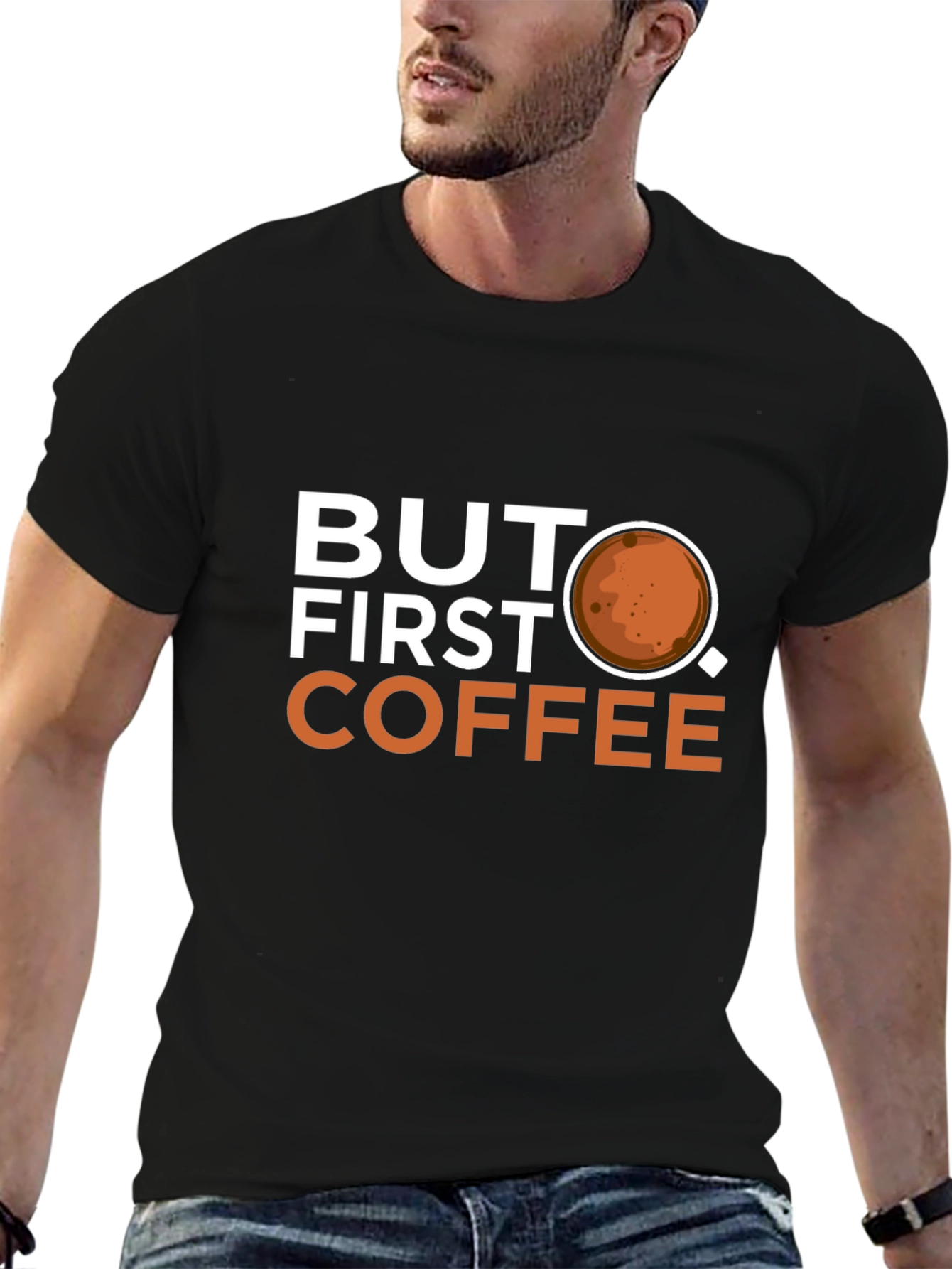 But First Coffee Graphic T-Shirt - Casual Wear