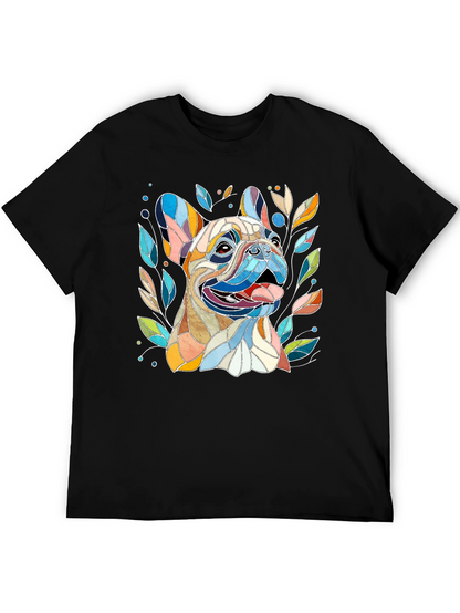 French Bulldog Art T-Shirt - Unique Dog Lover Gift