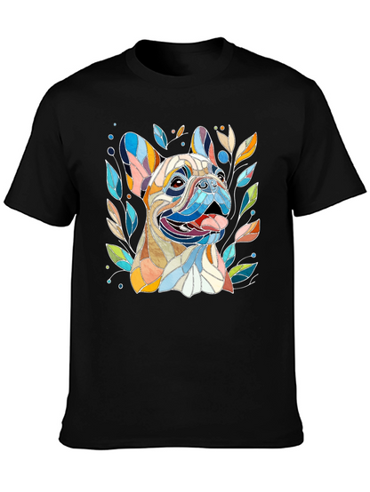 French Bulldog Art T-Shirt - Unique Dog Lover Gift