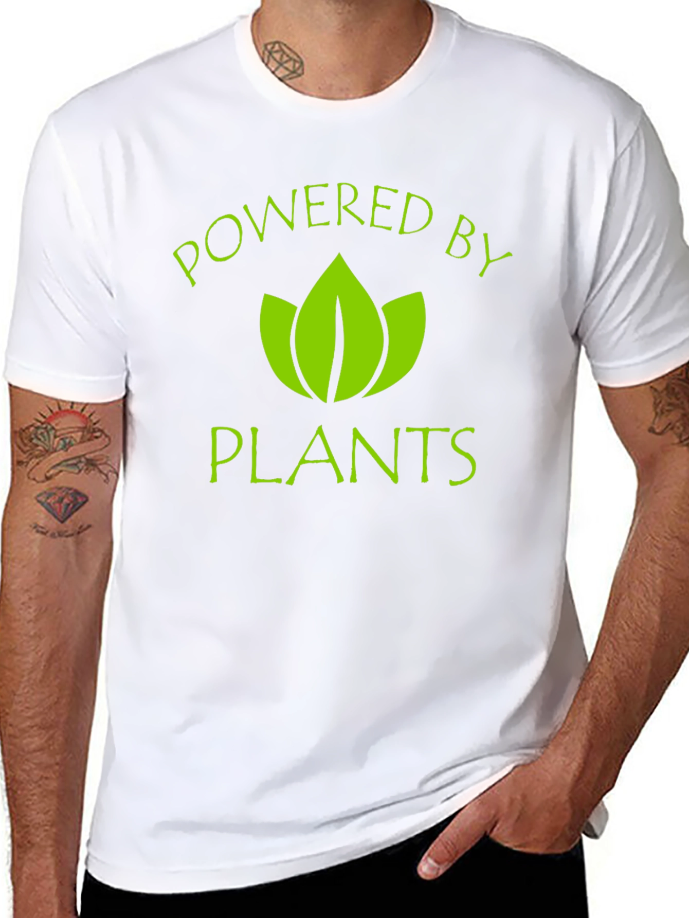 Powered By Plants Graphic T-Shirt