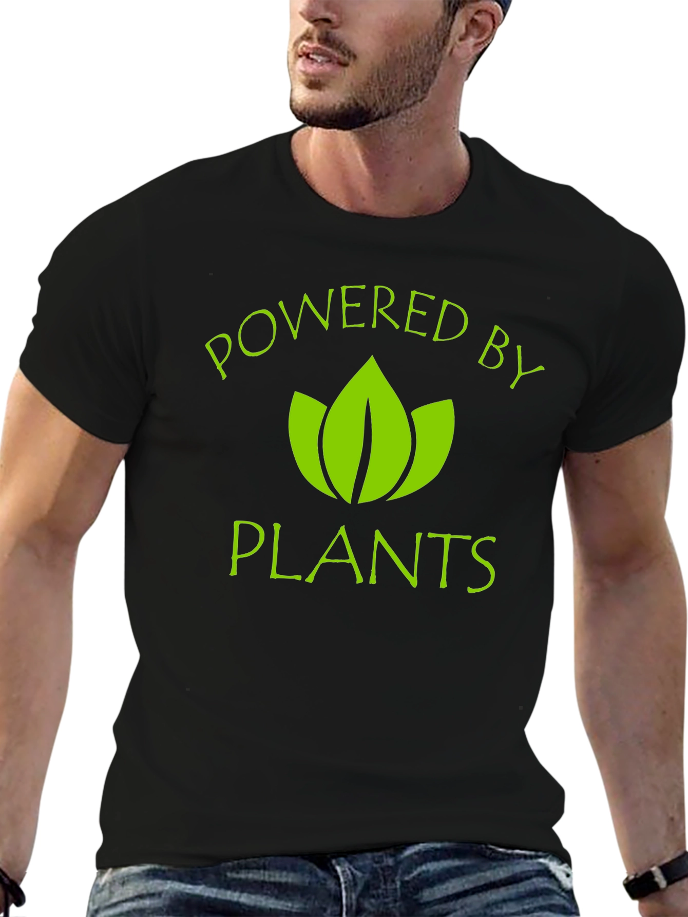 Powered By Plants Graphic T-Shirt