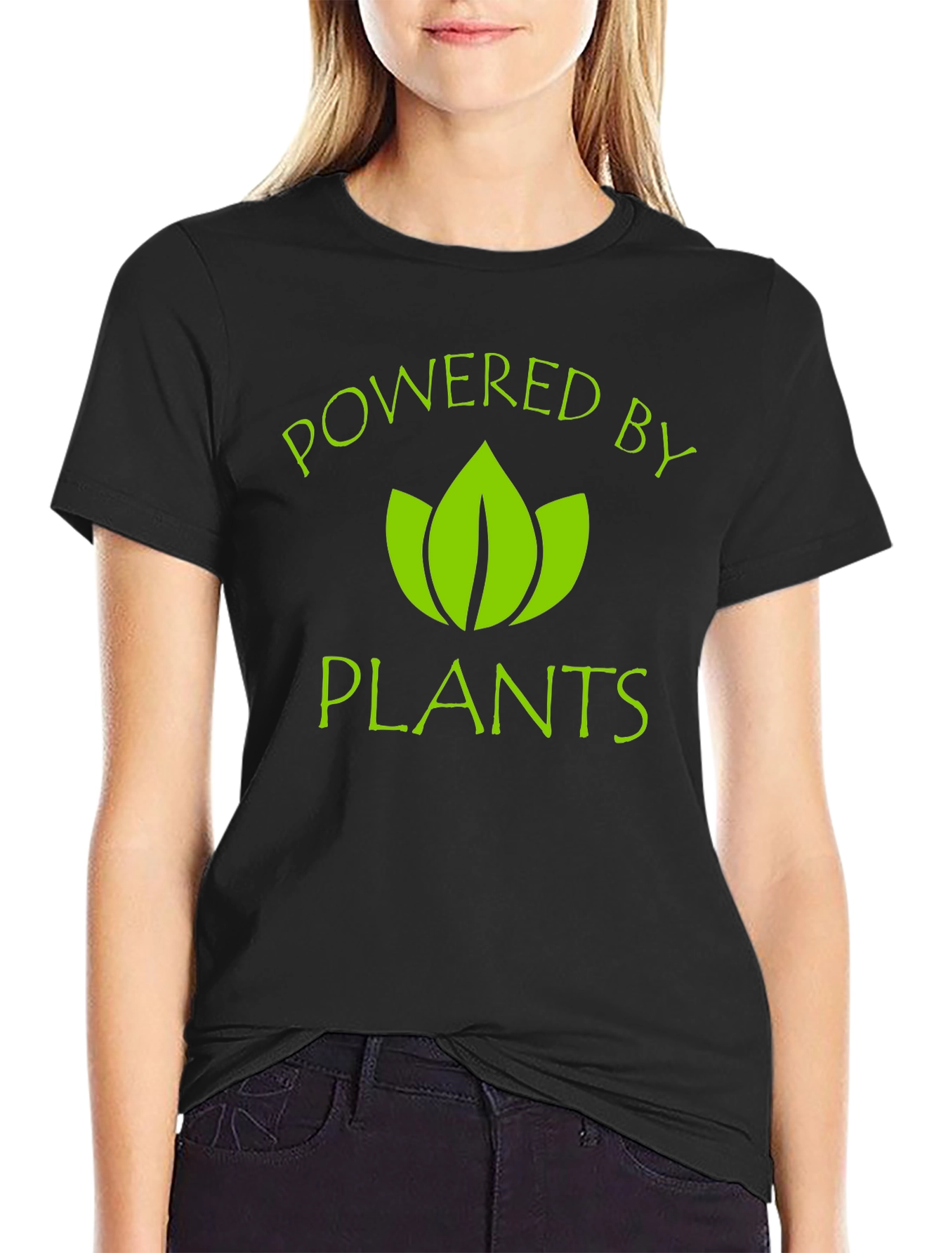 Powered By Plants Graphic T-Shirt