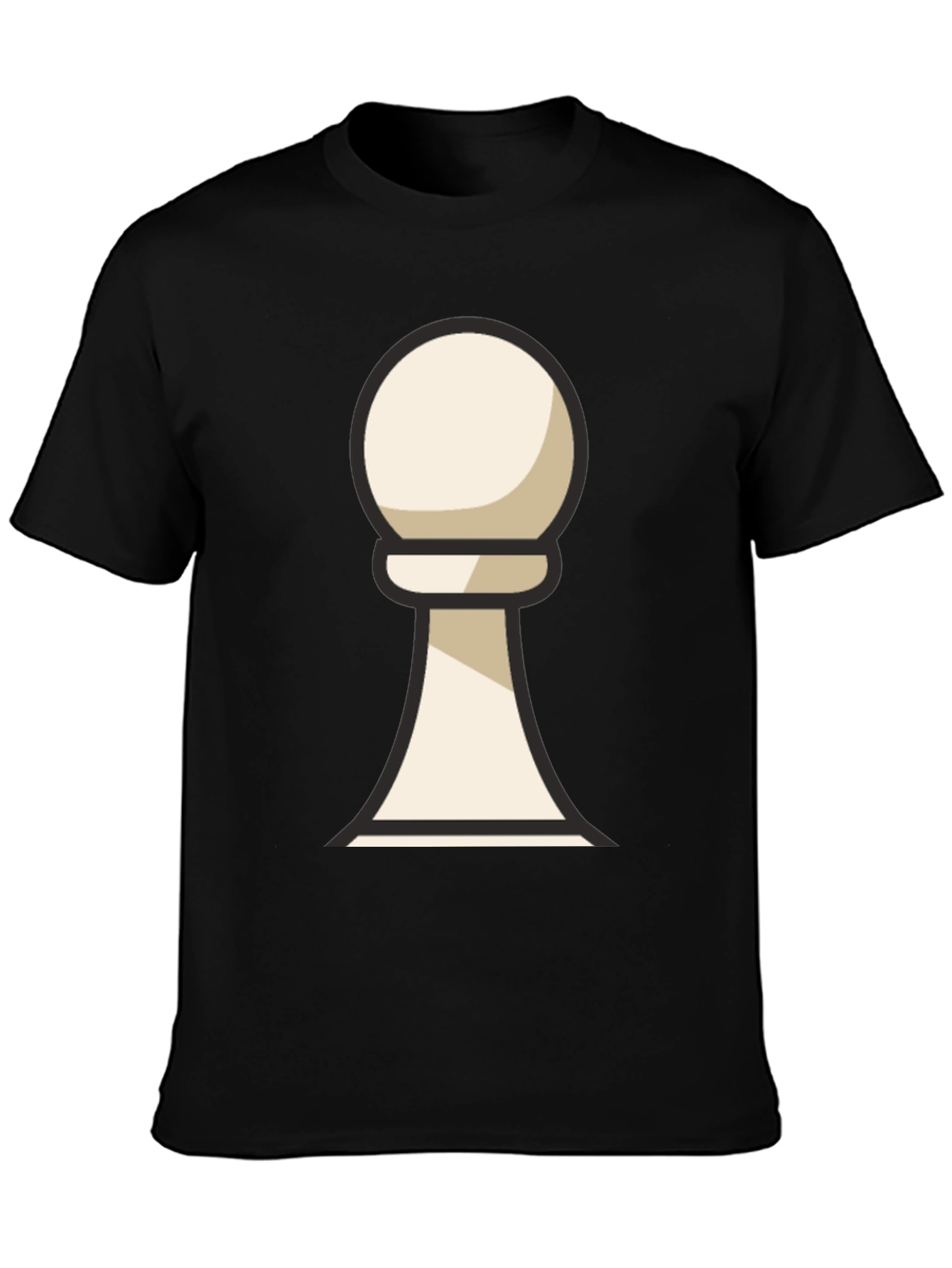 Chess Pawn Graphic T-Shirt - Casual Wear
