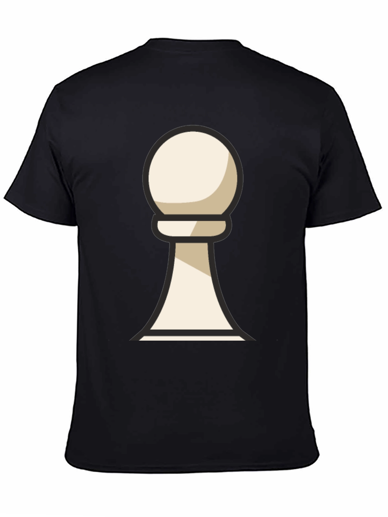 Chess Pawn Graphic T-Shirt - Casual Wear