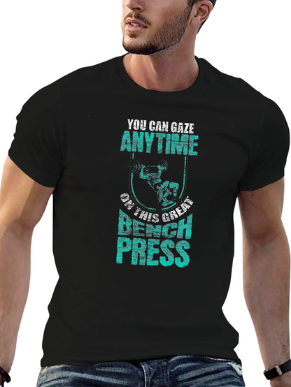 Gaze Anytime Bench Press Graphic T-Shirt